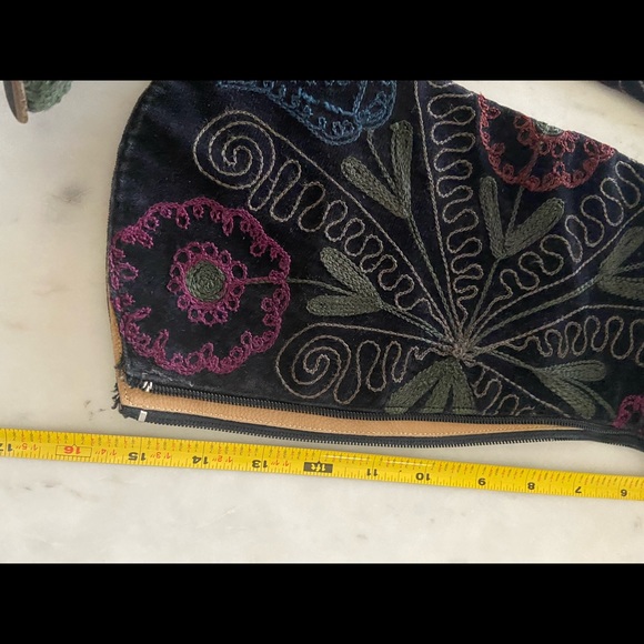 Velvet embroidered boots Artemis genuine leather size 39 - Picture 13 of 15